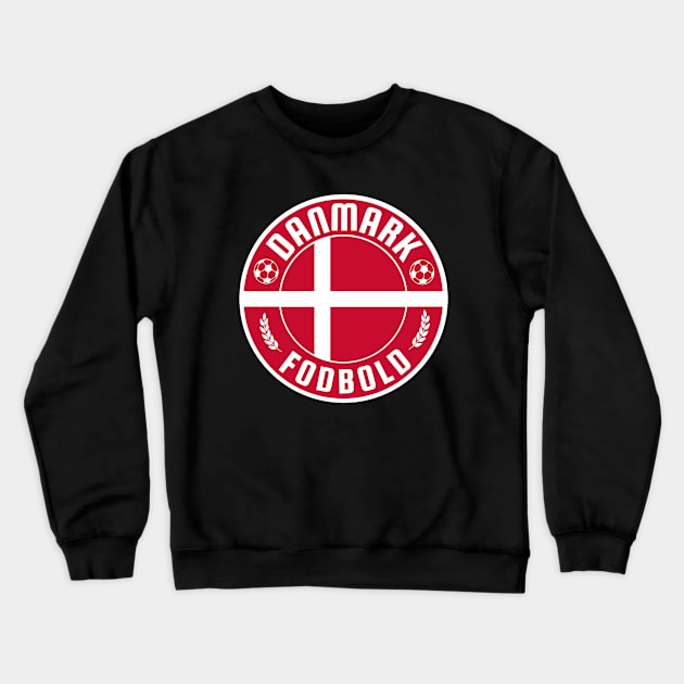 Danmark Football Crewneck Sweatshirt by footballomatic